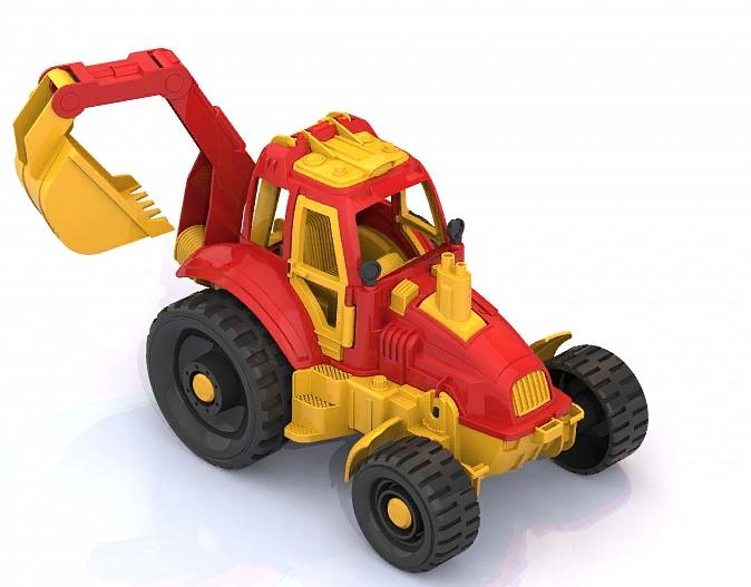 Трактор игрушечный с ковшом Нордпласт Н-399