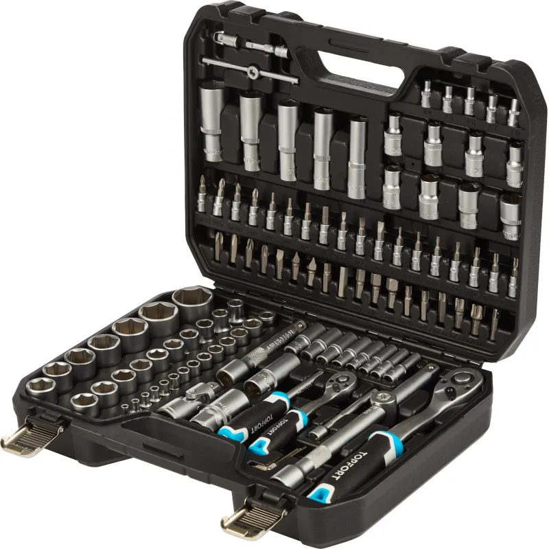 Набор инструмента TOPFORT 110 предметов 1/4 и 1/2 1975958