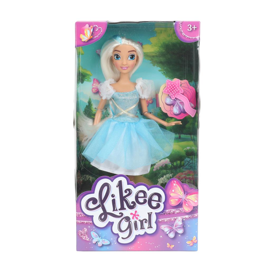 Кукла с расческой, 30 см. руки и ноги сгибаются Likee Girl LG-D29-097689-1-RU