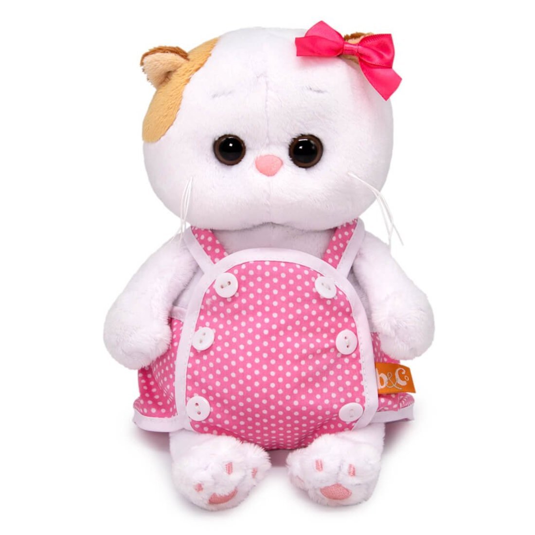 Кошечка Ли-Ли Baby в розовом песочнике, 20 см. мягкая игрушка BUDI BASA LB-079
