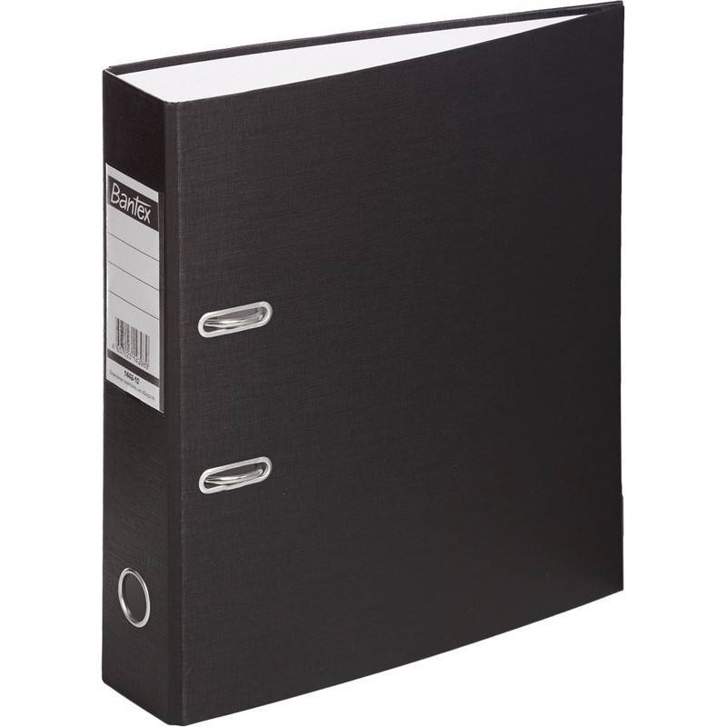 Папка-регистратор Attache Selection Economy 70 мм черная 46341