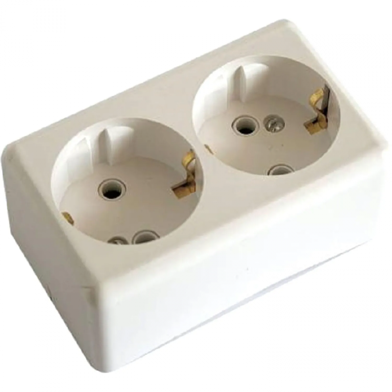 Розетка 2-местная открытой установки с заземл РА 16-011, 16А, IP20 Свет 1356871 EV0310-0004