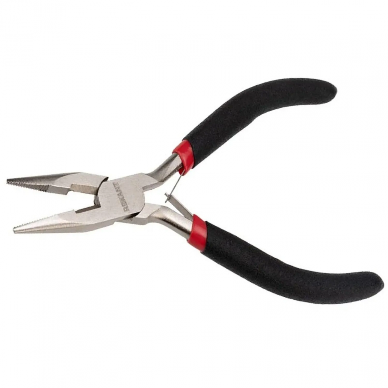 Тонкогубцы мини 120мм никелированные, авторазжим, облив рук. REXANT 12-4604 2381266 987952