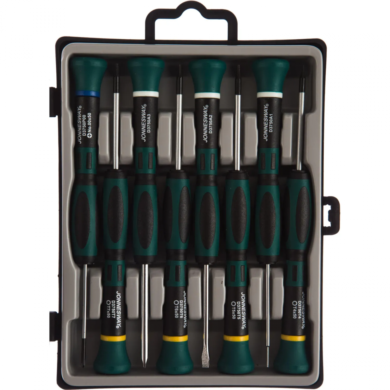 Набор отверток д/точной механики TORX, 50 мм, 8 предметов D3750T18S Jonnesway 1775605