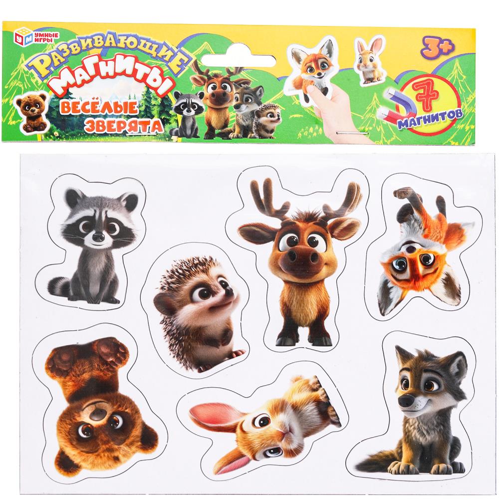 Развивающая игра на магнитах Веселые зверята Умные игры 4660254466463