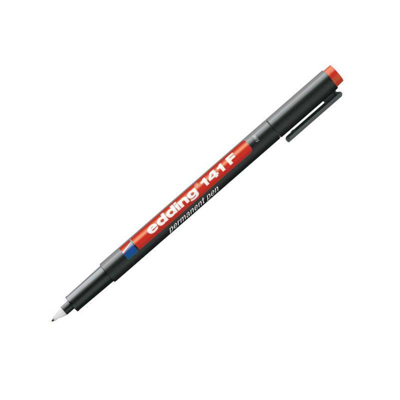 Маркер промышленный Edding E-141/2 F для глянцевых поверхностей и пленок красный (0.6 мм) 537633