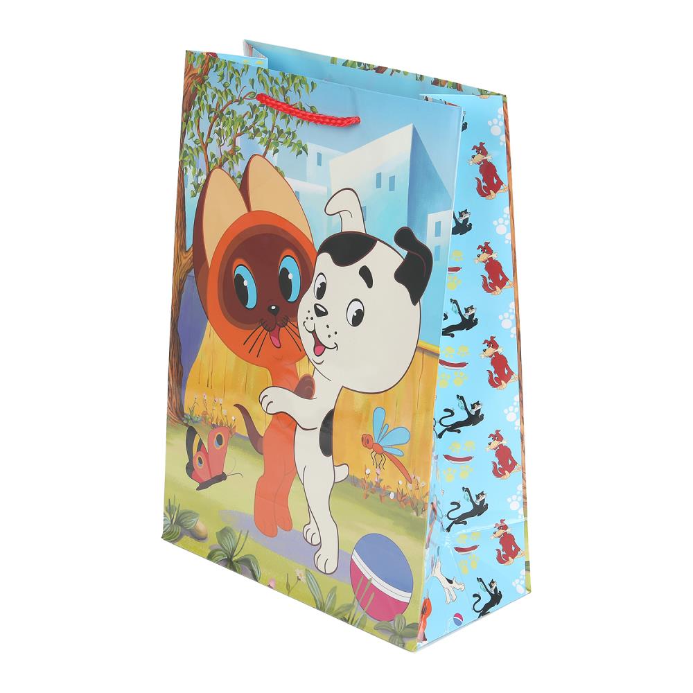 Пакет подарочный глянцевый детский "Союзмультфильм" ML, 140 гр/м Чудо праздник PML-127490-CG