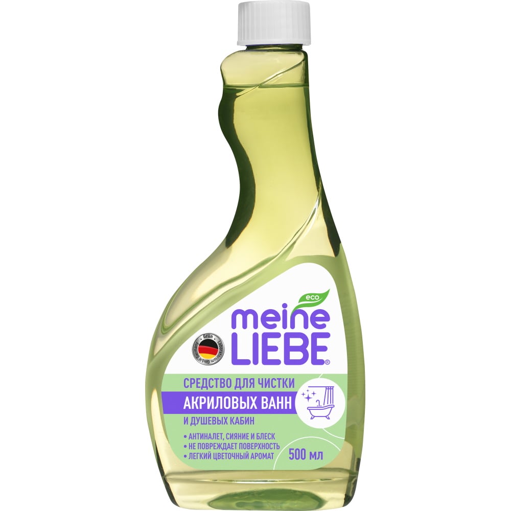 MEINE LIEBE Средство для чистки акриловых ванн и душевых кабин, 500мл 4602006384601