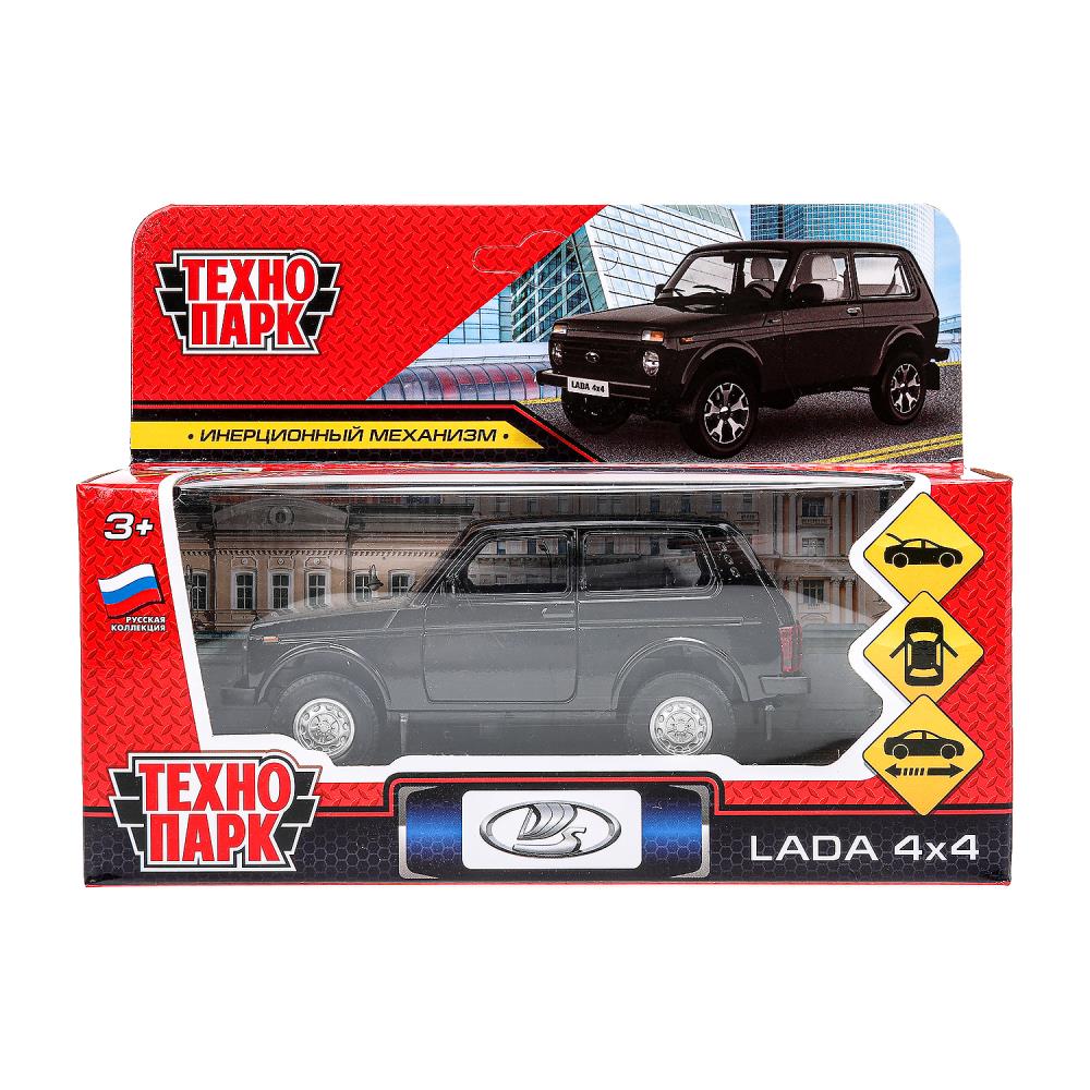 Машина металлическая Лада 4x4, 12 см. черный, Технопарк LADA4X4-BK (72) (72)