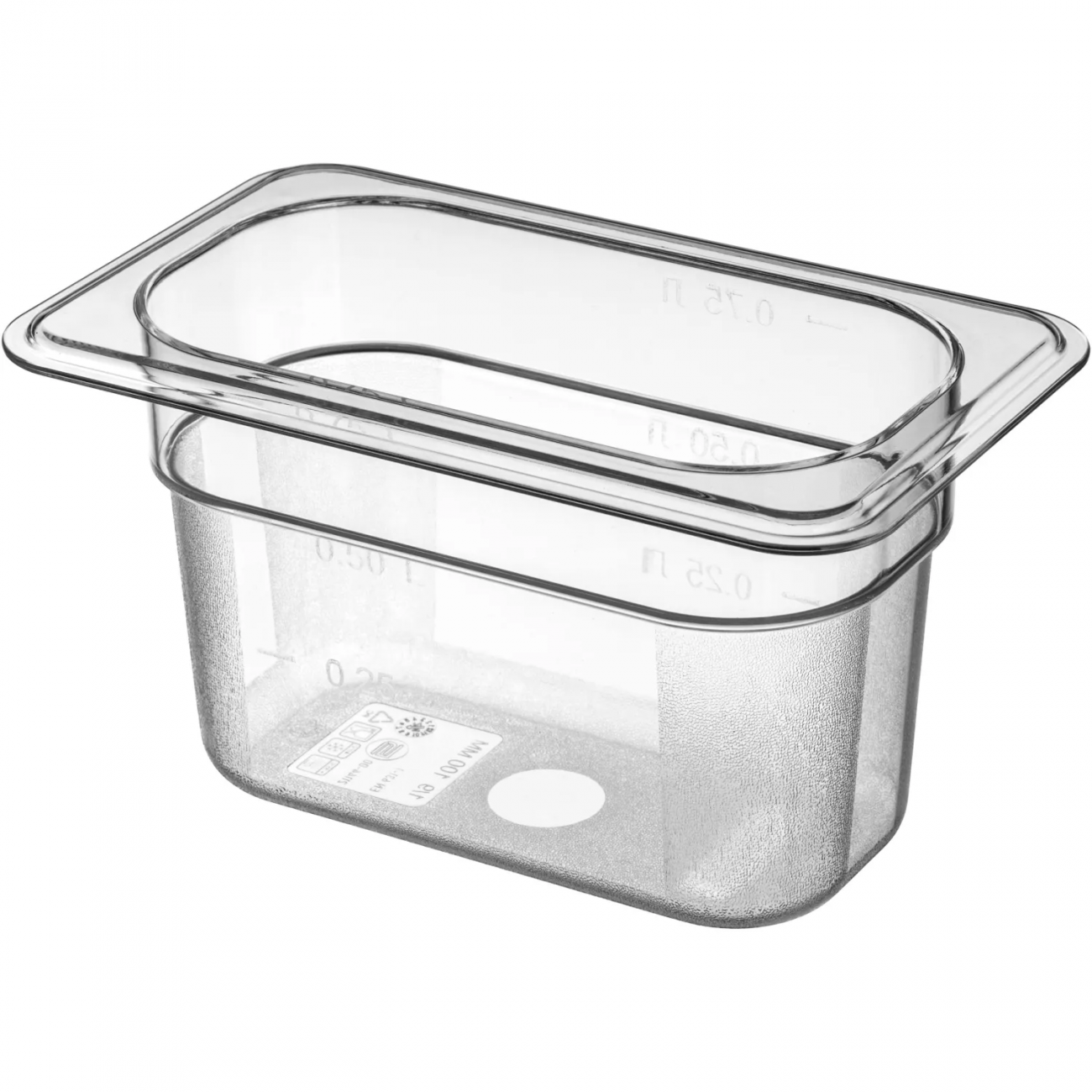 Гастроемкость из поликарбоната 1/9 Н-100 (прозрачный) Restola 2231366 42211440170