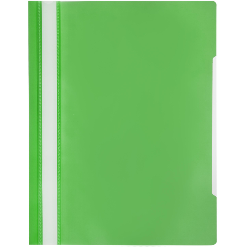 Скоросшиватель пластиковый Attache, А4, Элементари, зеленый 10шт/уп 1547356