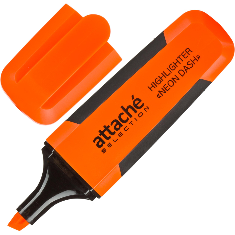 Маркер текстовыделитель Attache Selection Neon Dash 1-5мм оранжевый HL7010 1591143