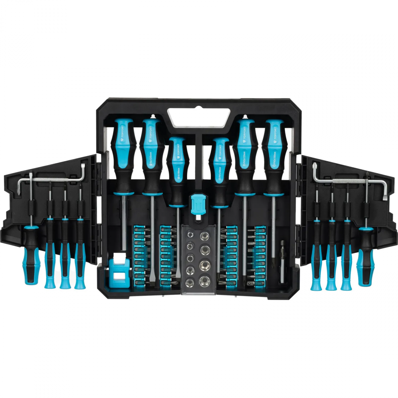 Набор отверток Topfort с битами 63 предмета (547163) 2100557