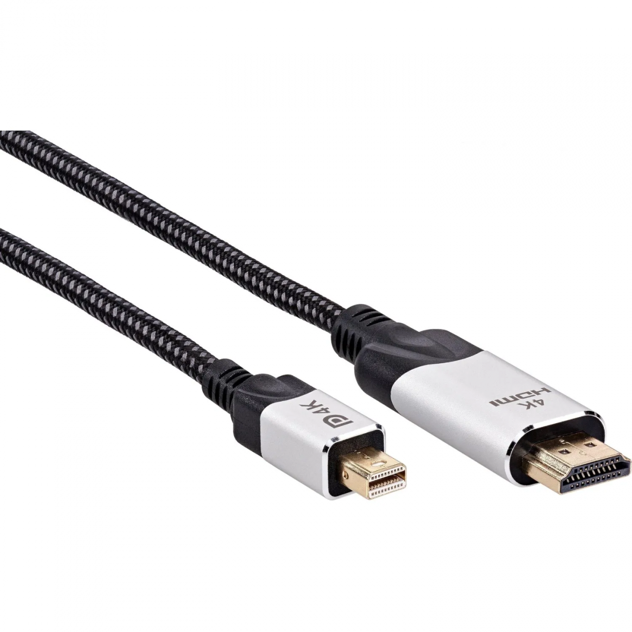Кабель-переходник miniDisplayPort M-gt; HDMI M 4K@60Hz 1.8m VCOM(CG615M-1.8) 2390316