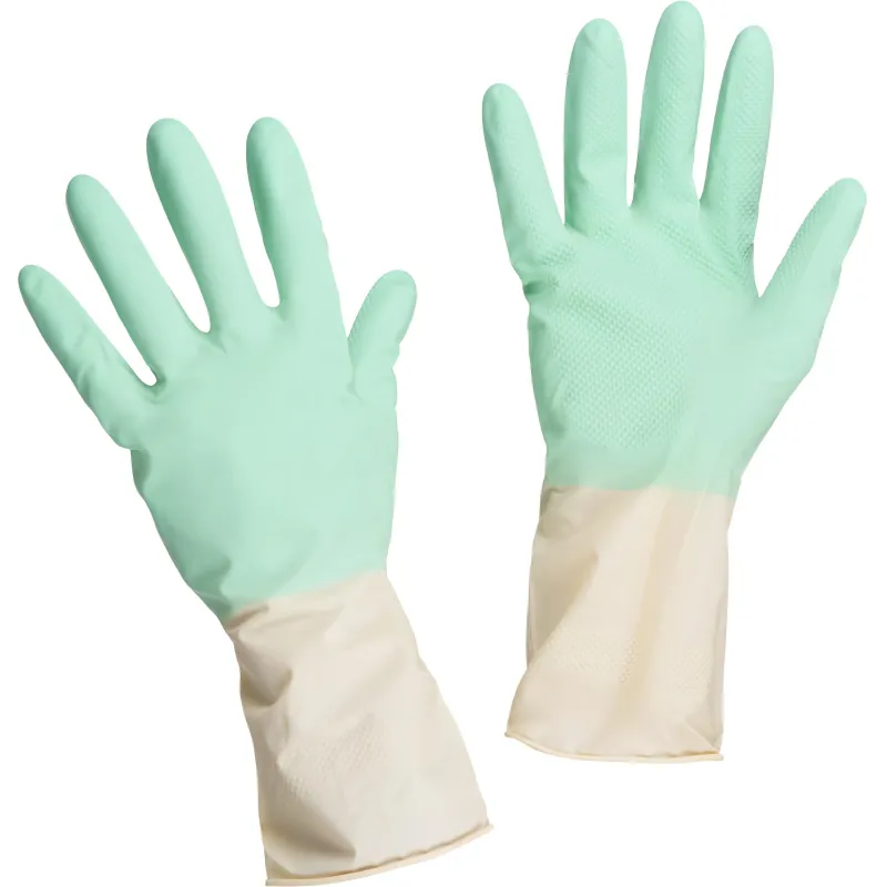 Перчатки хозяйственные Libry BICOLOR арт. KHBIC4BY/ BICOL04WG р.XL 1669909 латекс