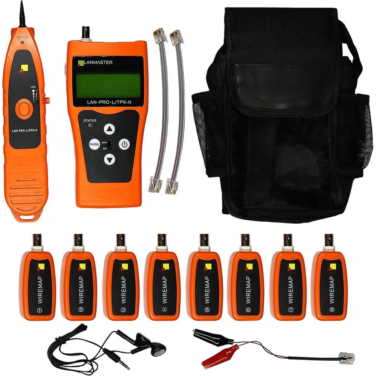 Тестер LANMASTER LAN-PRO-L/TPK-N-8R с изм. длины и трассировкой каб. линий 2167601