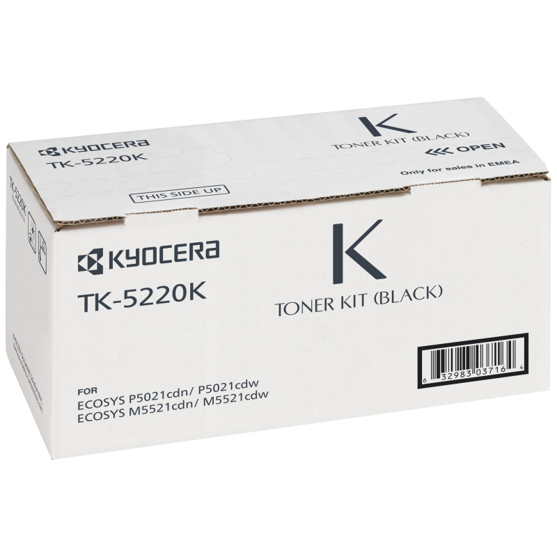 Тонер-картридж Kyocera TK-5220K чер. для ECOSYS M5521 660624 1T02R90NL1