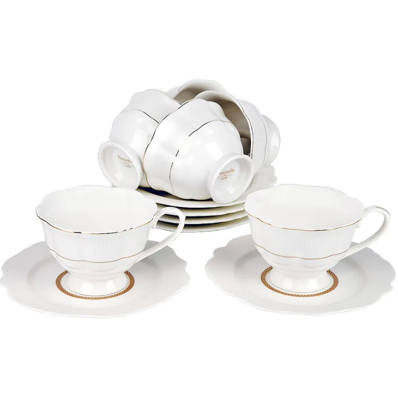 Набор чайный 12пр. White chic (6 персон) v=190мл (подарочная уп) 0970019 Nouvelle Home 1990502
