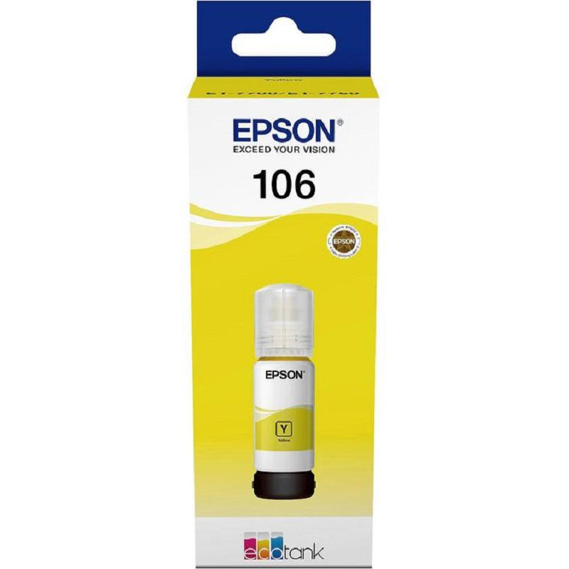 Чернила Epson 106 T00R4 C13T00R440 же лтый для L7160/L7180 1023004