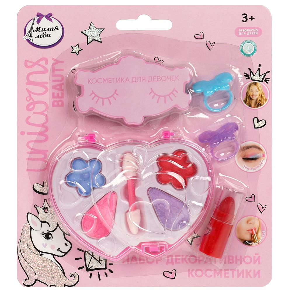 Косметика для девочек: тени для век, кольца, помада Милая леди ST0080988C-UNI-ML