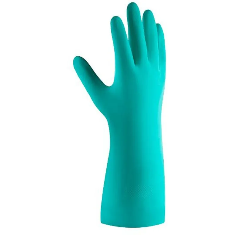 Перчатки нитриловые с хлопковым напылением JetaSafety JN711 цв.зеленый р.S Jeta Safety 1420338