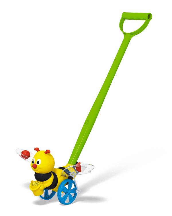 Каталка "Пчелка" детская игрушечная, 37 см Stellar 01396