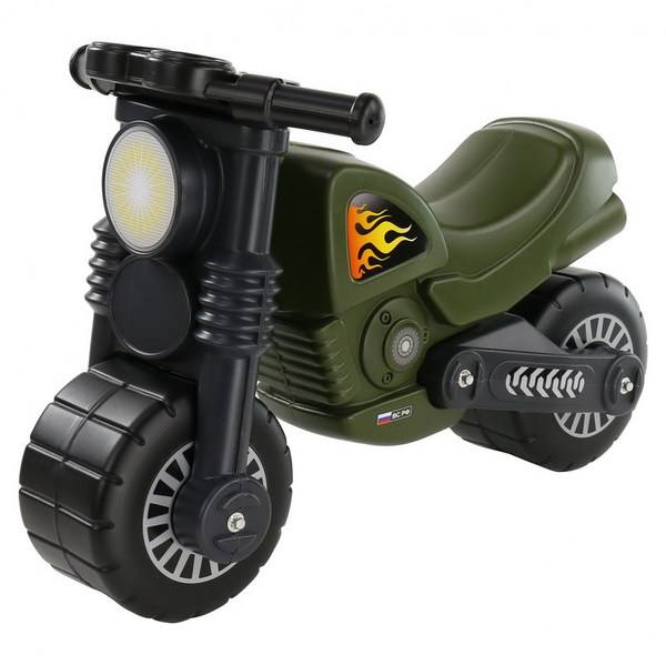 Мотоцикл "Моторбайк" военный, игрушка Полесье П-48738