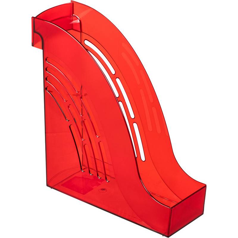 Вертикальный накопитель Attache Яркий Офис пластиковый красный ширина 95мм 644886