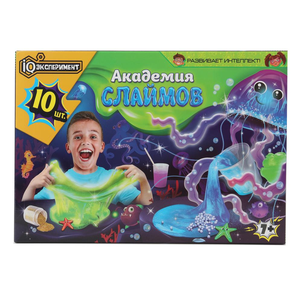 Набор опытов создай свой слайм,10 шт. IQ Эксперимент TG01-EXSS10-RU