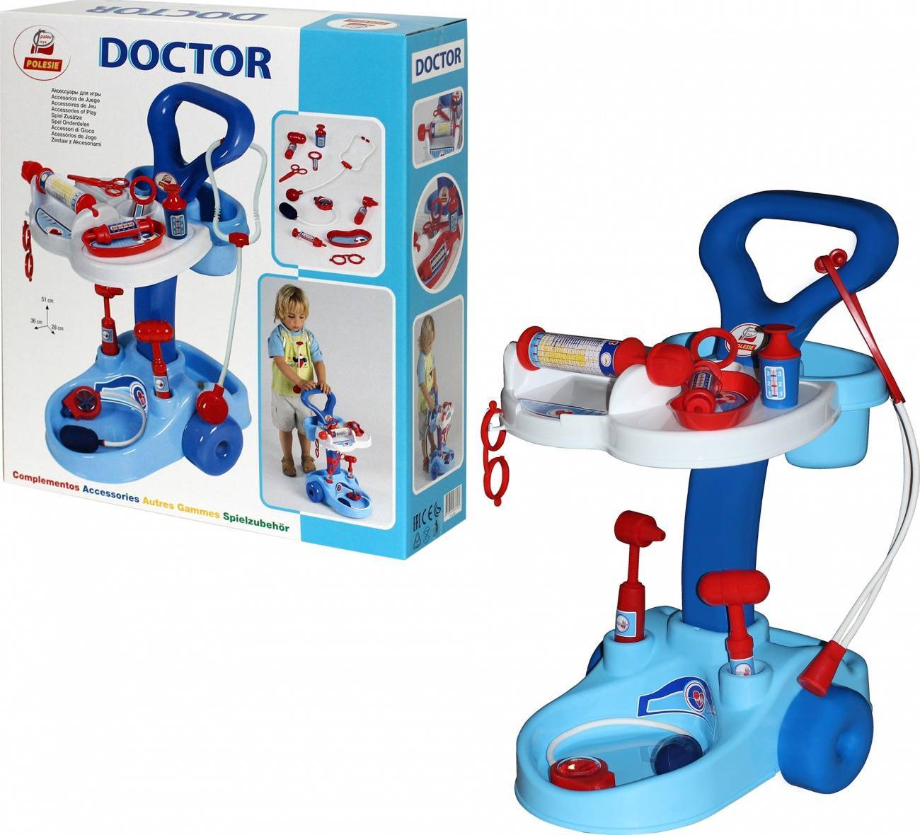 Набор детский игровой "Доктор" Palau Toys Полесье 36582_PLS