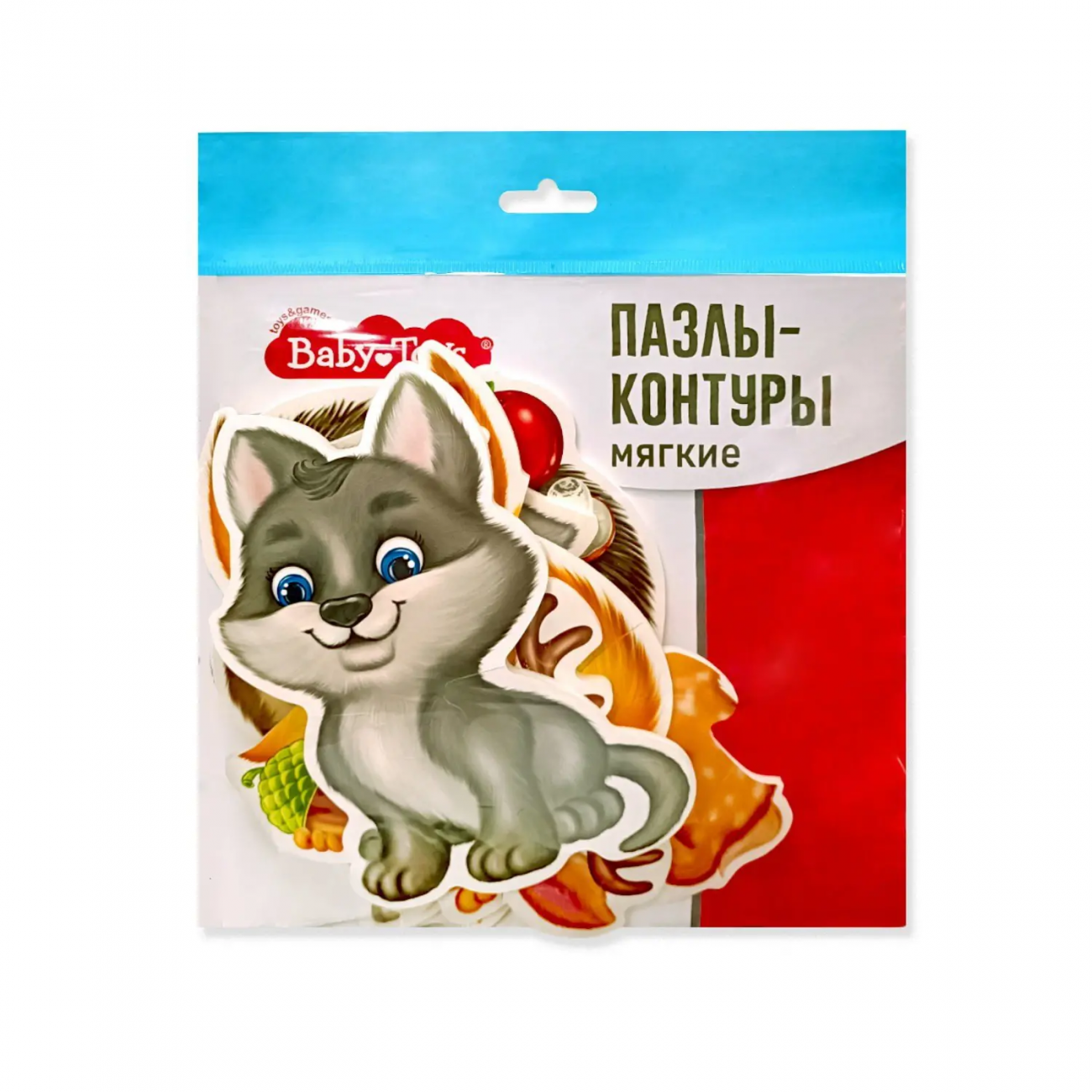 Десятое королевство Пазлы-контуры мягкие Первые пазлы 6 шт 05489ДК