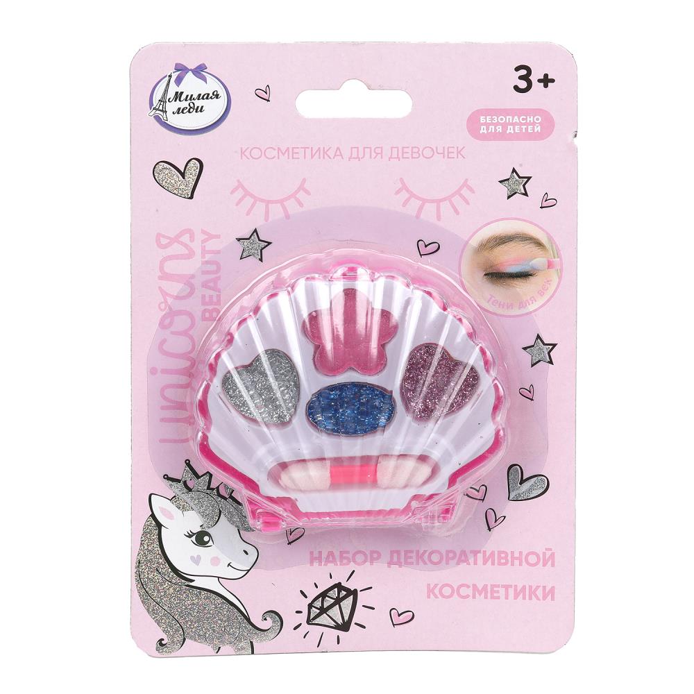 Косметика для девочек: тени для век с блестками, тени для век Милая леди 70522H2-UNI-ML-WOT