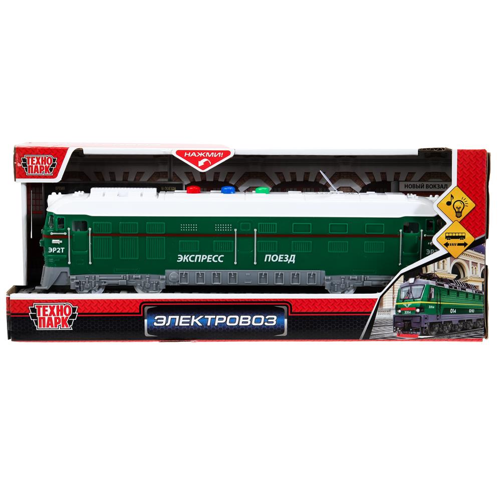 Модель электровоз, свет-звук, 23 см. Технопарк 1853392-R (72)