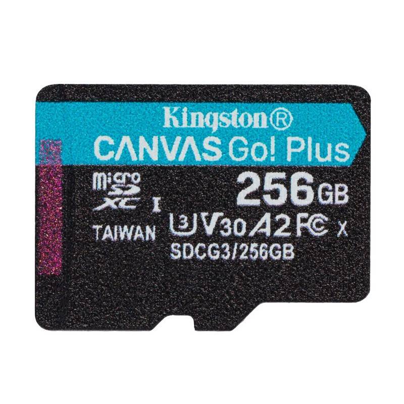Карта памяти Kingston Canvas Go! Plus microSDXC UHS-I Cl10, SDCG3/256GBSP 1185273