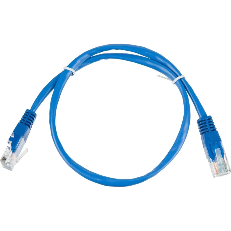 Патч-корд BigTech OPCC013 UTP CCA кат.5e/0.5м/литой/многожильн (синий) 1883291