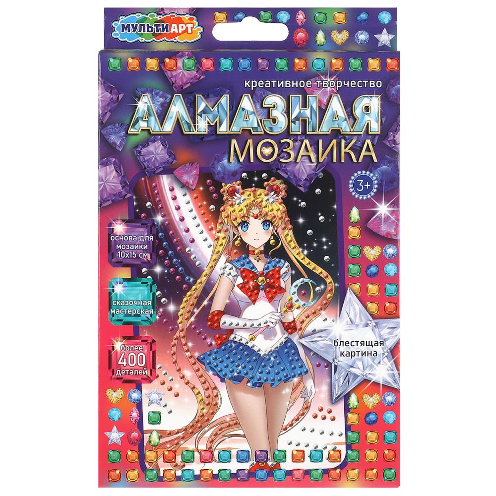 Алмазная мозаика 10х15 см. волшебная девочка MultiArt AM10X15-SALMO (50)