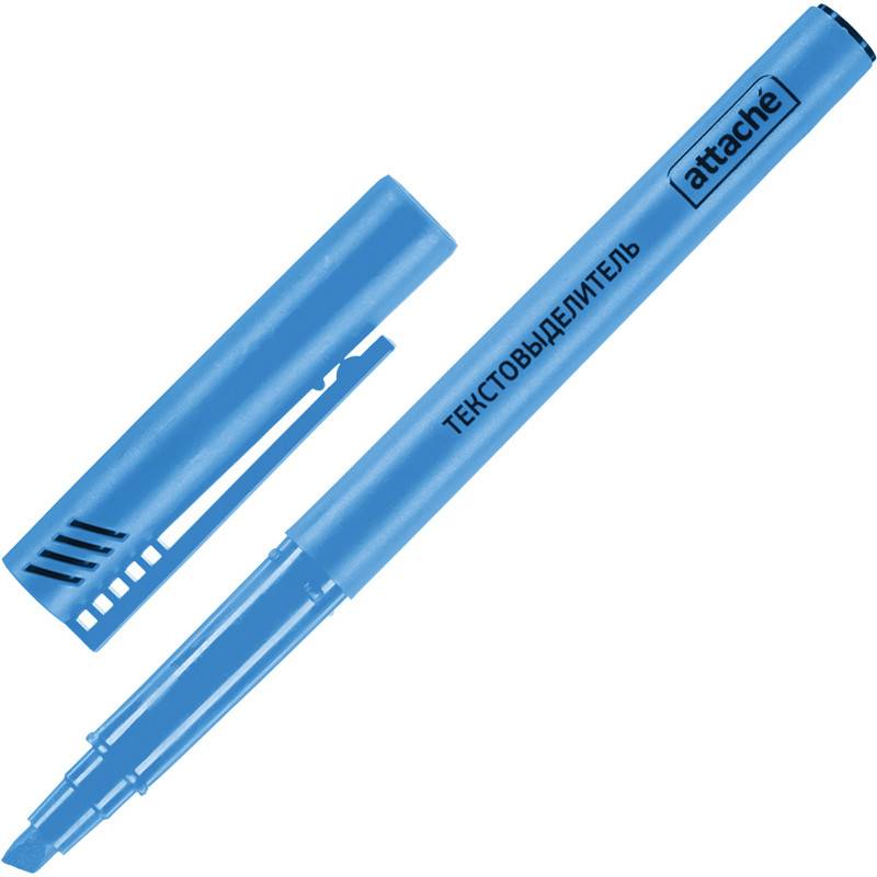 Текстовыделитель Attache синий (толщина линии 1-3 мм) 155804