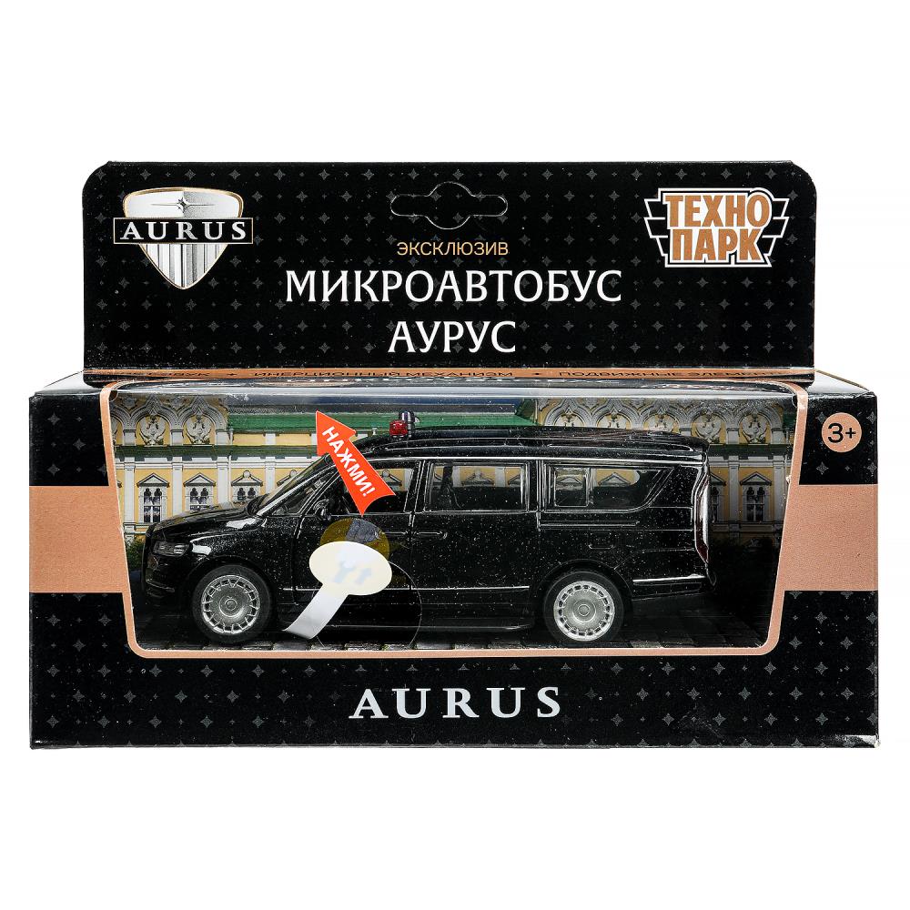 Машина металлическая, свет-звук, "Аурус арсенал" 13,8 см. черный, Технопарк ARSENAL-143SL-BK