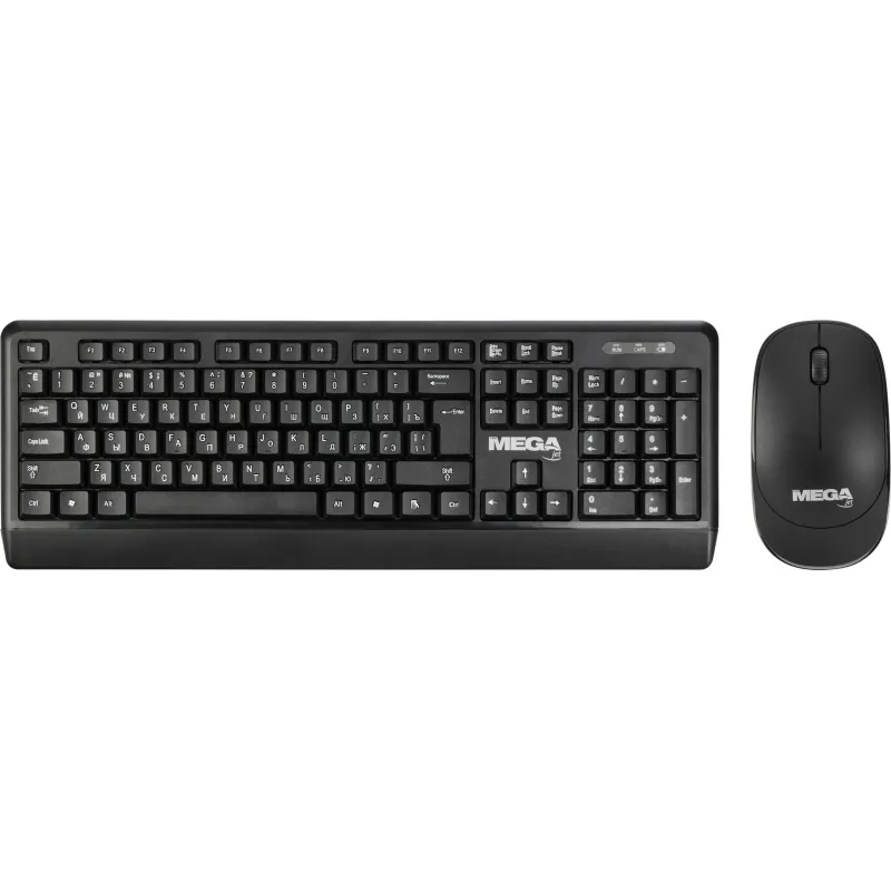 Набор клавиатура+мышь ProMega jet WKMC003 USB WLS RT/1+1 АА/dpi1200/3кн/чер 1948977