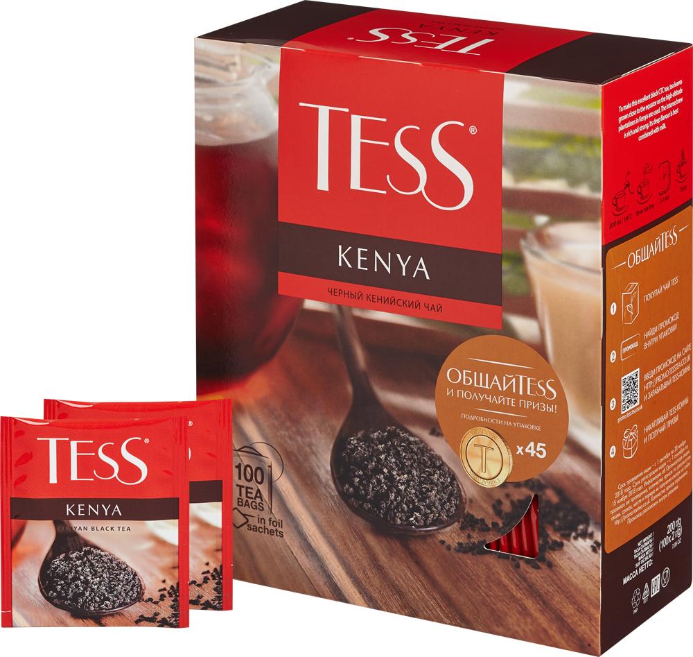 Чай TESS Кения черный 100 пак/уп 961540