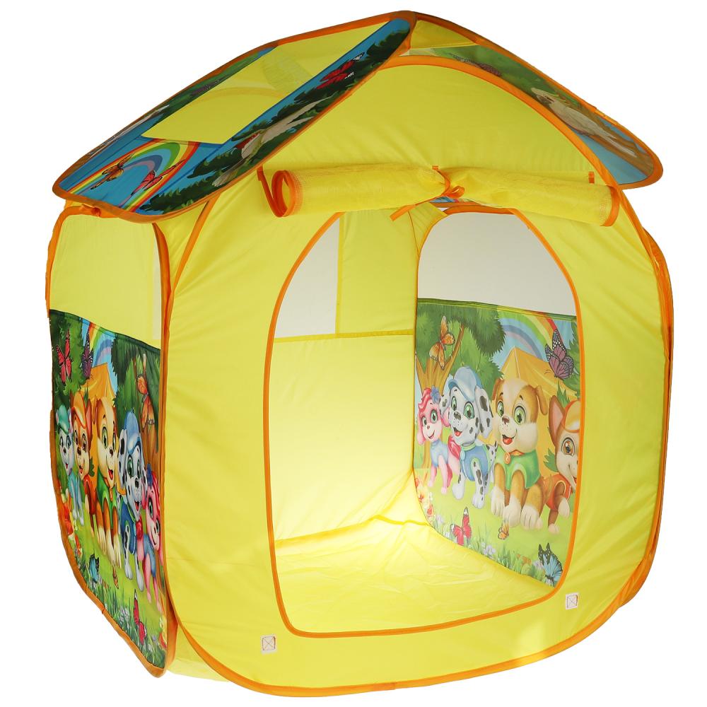 Палатка детская игровая Щенки, 83х80х105 см. в сумке Играем Вместе GFA-PUPS-R