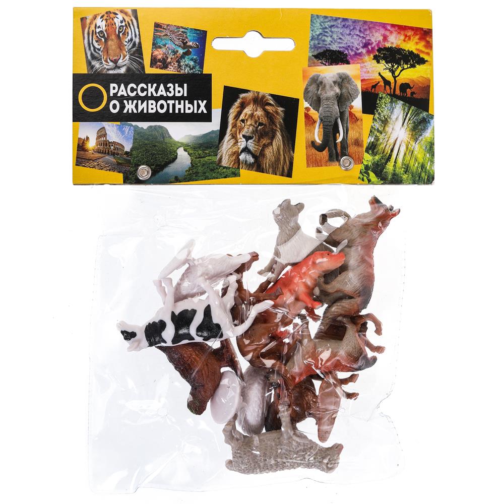 Игрушки пластизоль Домашние животные, 12 шт. Играем Вместе P9609-12 (144)