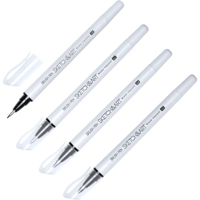 Ручка -кисть Sketch&Art 4шт/наб 36-0030 1758593