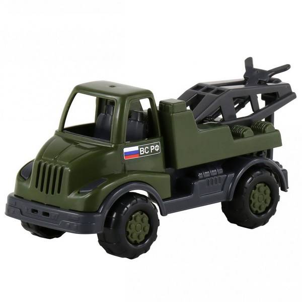 Автомобиль-эвакуатор военный "Кнопик" игрушка Полесье П-52049