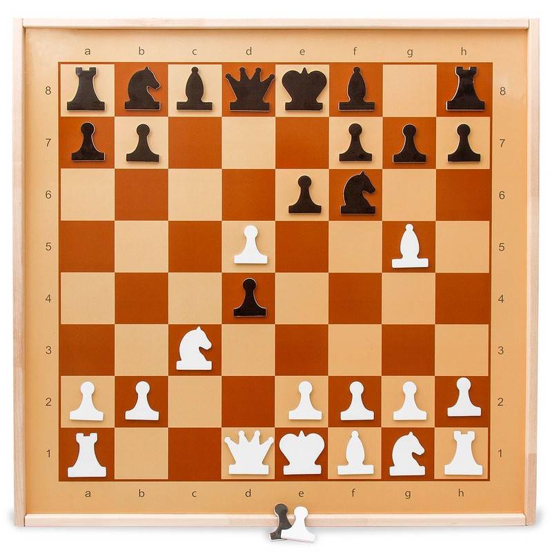 Настенная игра Шахматы демонстрационные магнитные (73х3.5x73 см) Десятое королевство 1063084