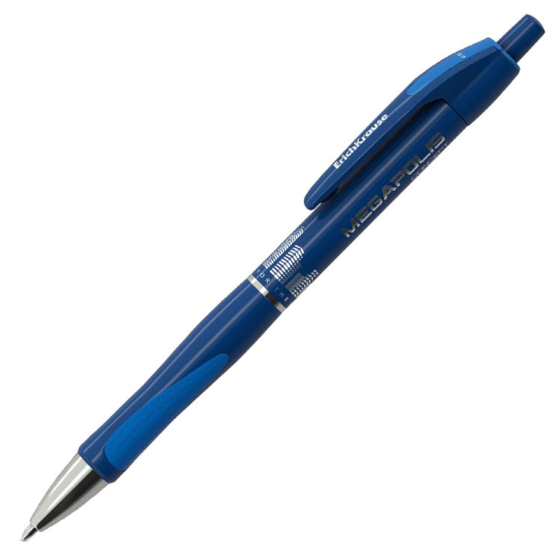 Ручка шарик. автомат. ErichKrause Megapolis Concept, синяя 1442241 31