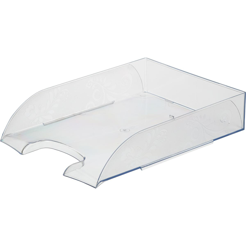 Лоток горизонтальный Комус Русская серия, прозрачный 327395