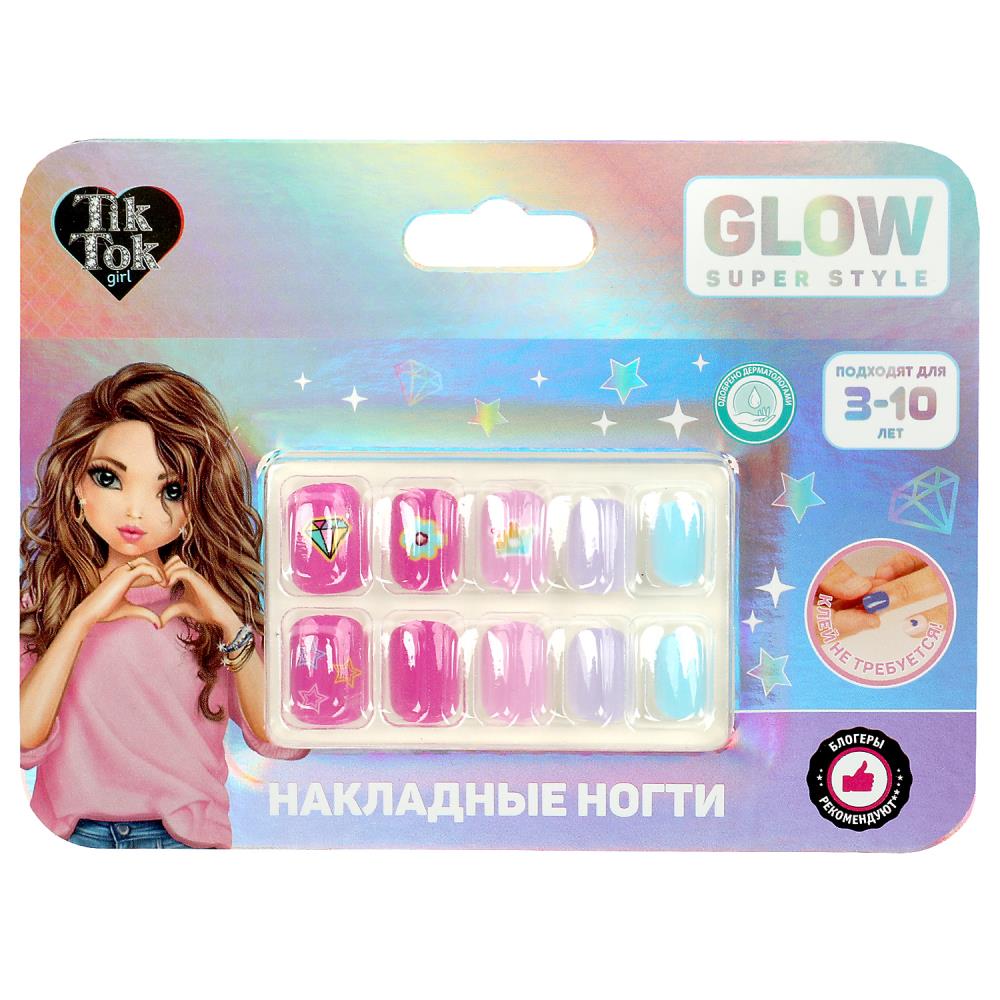 Накладные ногти в наборе для девочек TIK TOK GIRL 98009-TTG