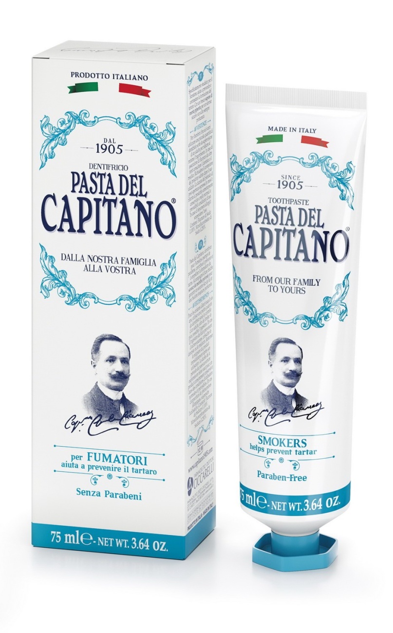 Зубная паста Pasta del Capitano 1905 Smokers 1905 для курящих 75 мл 8002140337000