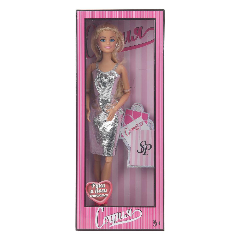 Кукла 29 см. София нарядная, руки и ноги сгибаются Карапуз PINKS-3-BB